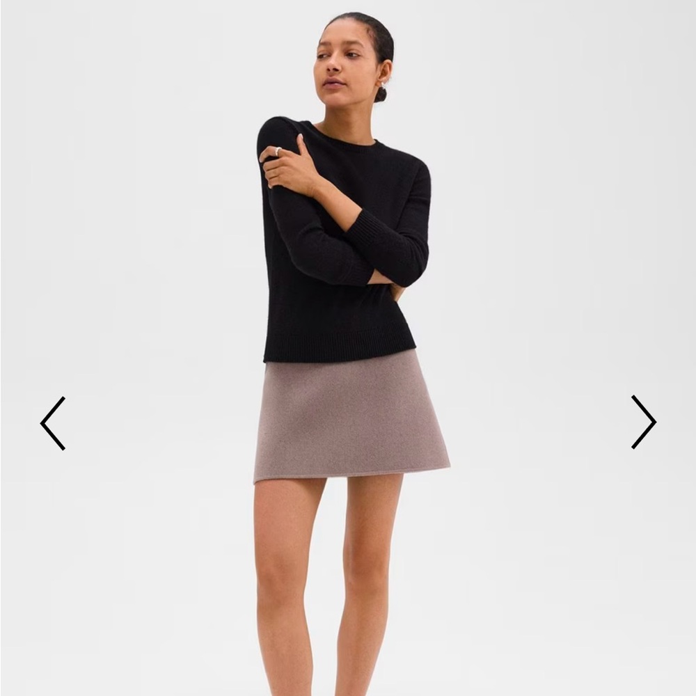 NWT Theory Cashmere Mini Skirt